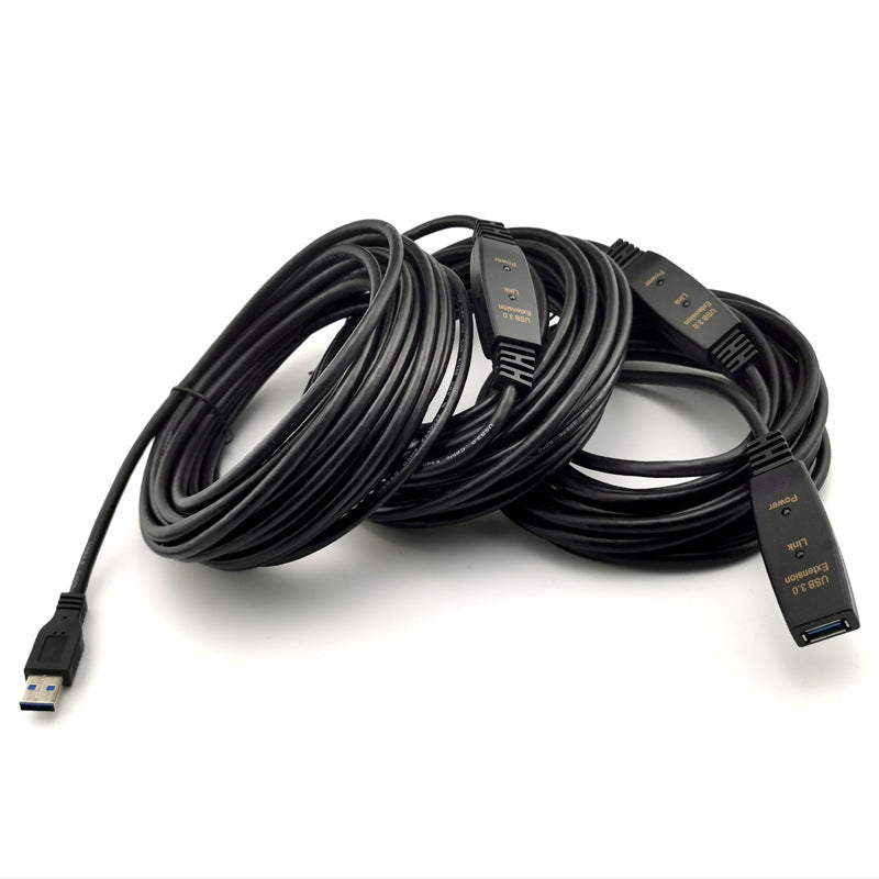 HKM-569747 Conference Camera USB Extension Cable - 5m to 20m Options, Oxygen-Free Copper Wiring, Ideal for PC Connections
