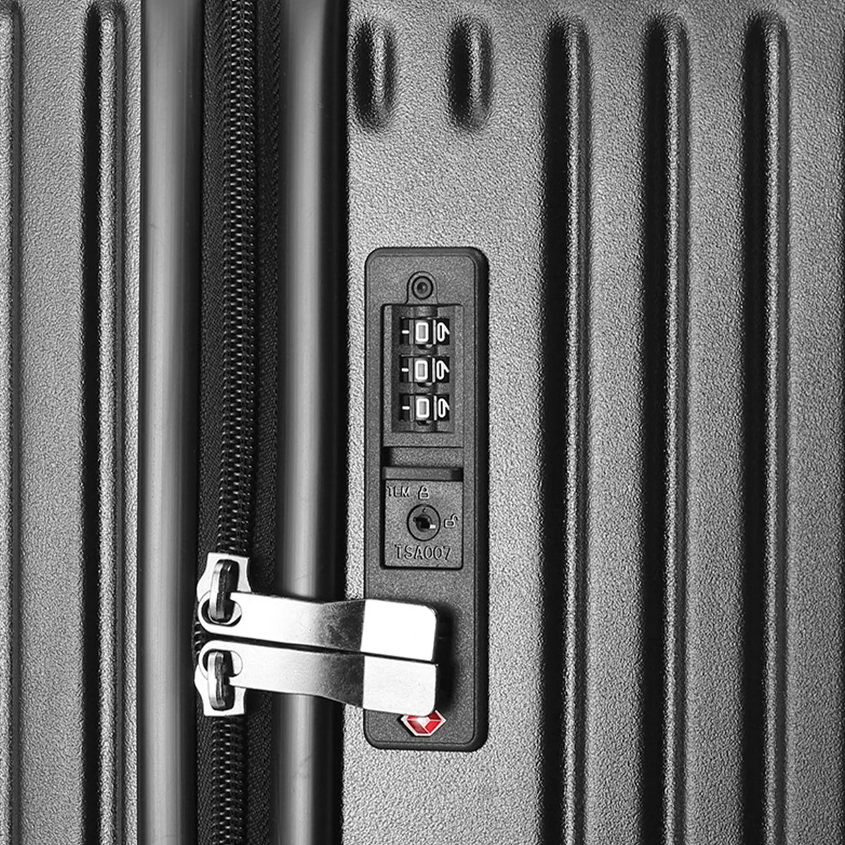 HKM-569747 Large Capacity Trolley Suitcase with Mini Storage Box for Travel and Organisation