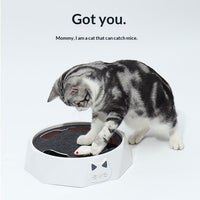 HKM-5698365 Plush Automatic Electric Turntable Mouse Toy for Cats - Interactive Pet Plaything