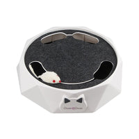 HKM-5698365 Plush Automatic Electric Turntable Mouse Toy for Cats - Interactive Pet Plaything