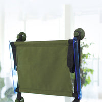 HKM-5698493 Window Sill Cat Hammock with Suction Cups - Comfortable Pet Bed in Green and Blue, Holds up to 35 kg
