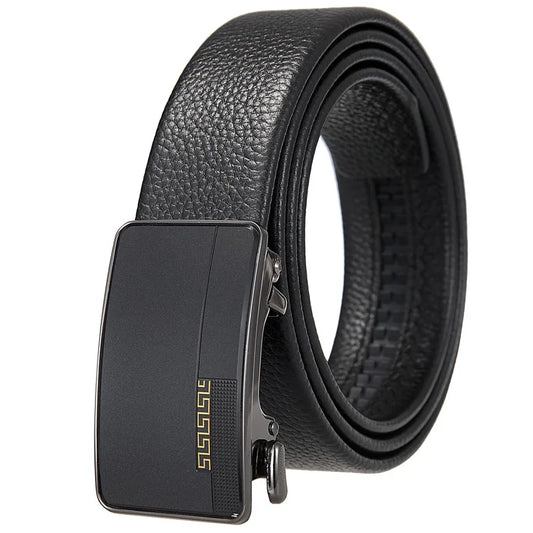 HKM-570067 Men's First Layer Cowhide Automatic Buckle Belt - Personalised Style