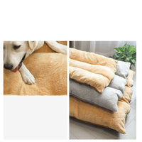 HKM-5700925 Removable and Washable Dog Cushion for Medium to Large Dogs in Gray and Brown
