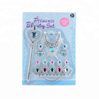 HKM-570195 Delicate Princess DIY Makeup Jewelry Set for Girls - Bracelet, Necklace, and Accessories