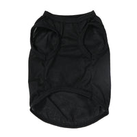 HKM-5702461 All Black Casual Cat Vest - Cotton, Stain-Resistant, Various Sizes Available