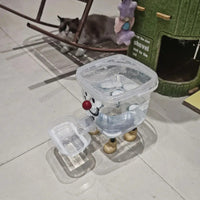 HKM-5702717 Cute Automatic Cat Water Dispenser with 3-Liter Capacity and Colorful Design