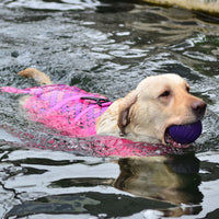 HKM-5703229 Dog Life Jacket for Swimming and Water Sports ¨C Adjustable Floatation Vest with Shark Fin Design