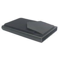 HKM-570387 Automatic Pop-Up Card Holder RFID Protected, Smooth Aluminum & Plastic Design, Compact Size