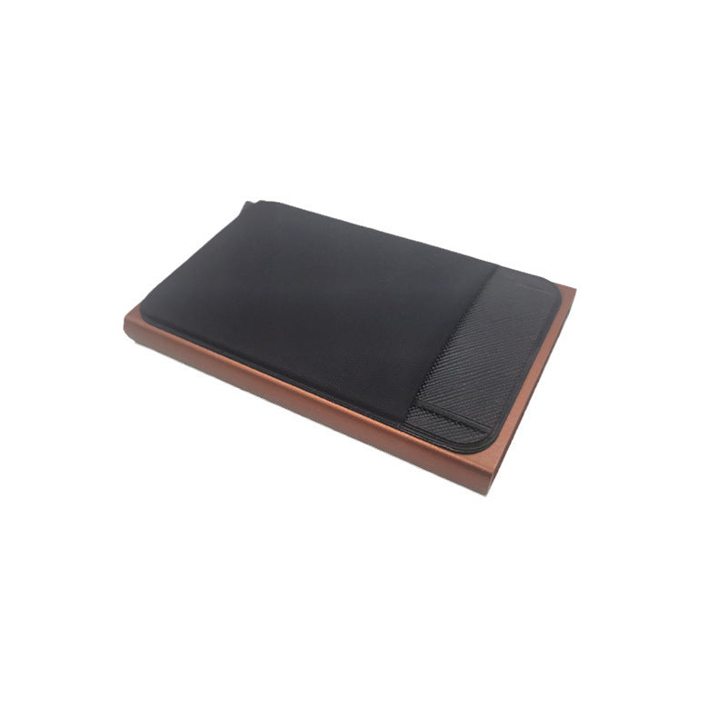 HKM-570387 Automatic Pop-Up Card Holder RFID Protected, Smooth Aluminum & Plastic Design, Compact Size