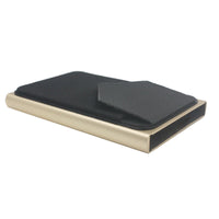 HKM-570387 Automatic Pop-Up Card Holder RFID Protected, Smooth Aluminum & Plastic Design, Compact Size