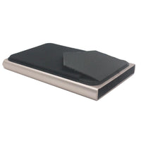 HKM-570387 Automatic Pop-Up Card Holder RFID Protected, Smooth Aluminum & Plastic Design, Compact Size