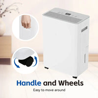 HKM-570387 Portable 4-in-1 Dehumidifier with 12L/Day Compressor and WiFi Connectivity for Home Use