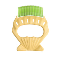 HKM-5704125 Shell-Shaped Pet Grooming Brush for Dogs and Cats - Effective Loose Hair Remover and Massage Tool