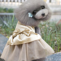 HKM-5704253 Elegant Polyester Dog Wedding Dress - Available Sizes XS to XXL