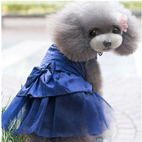 HKM-5704253 Elegant Polyester Dog Wedding Dress - Available Sizes XS to XXL
