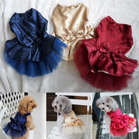 HKM-5704253 Elegant Polyester Dog Wedding Dress - Available Sizes XS to XXL