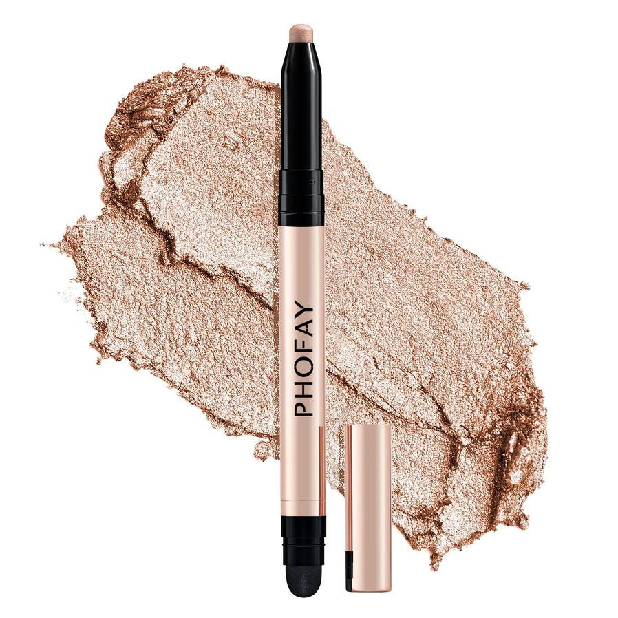 HKM-570579 PHOFAY Waterproof Eyeshadow Stick with Built-in Smudger for Easy Application