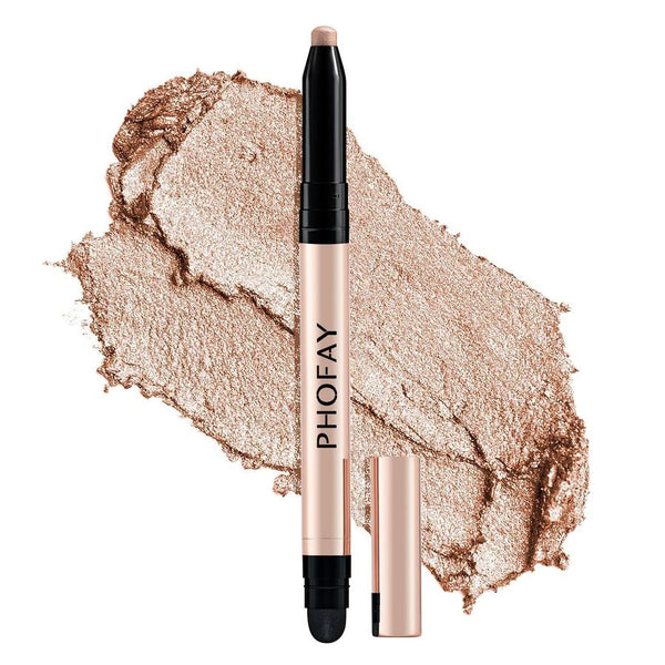 HKM-570579 PHOFAY Waterproof Eyeshadow Stick with Built-in Smudger for Easy Application