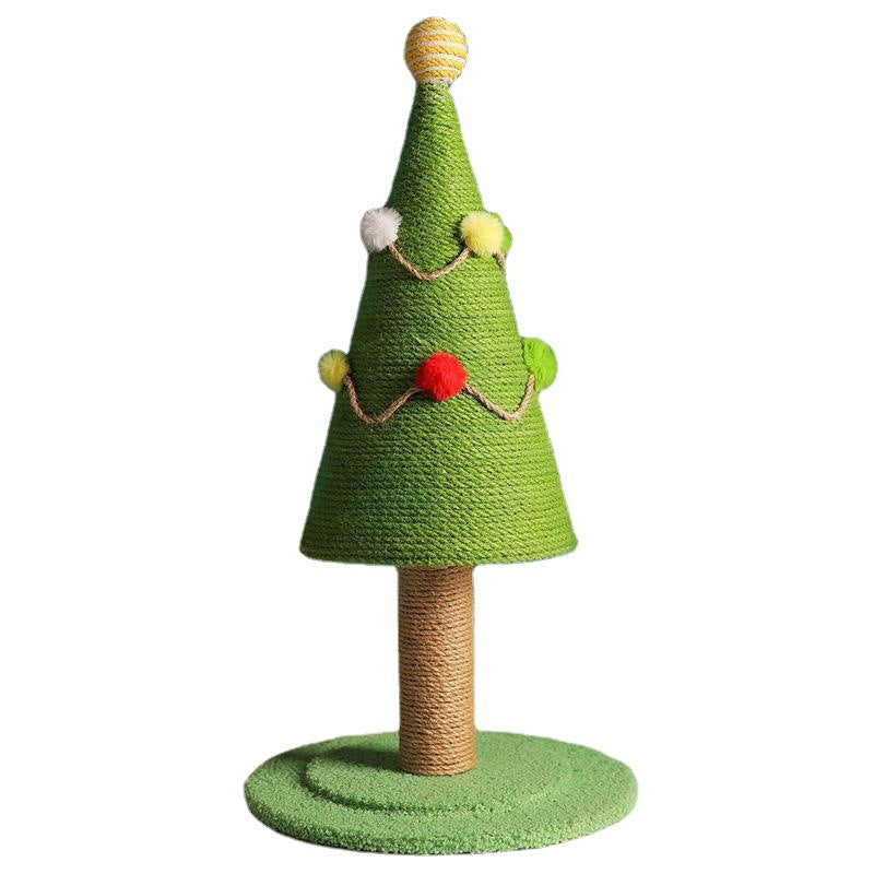 HKM-5705917 Natural Cotton Rope Cat Climbing Frame with Durable Sisal Hemp Structure