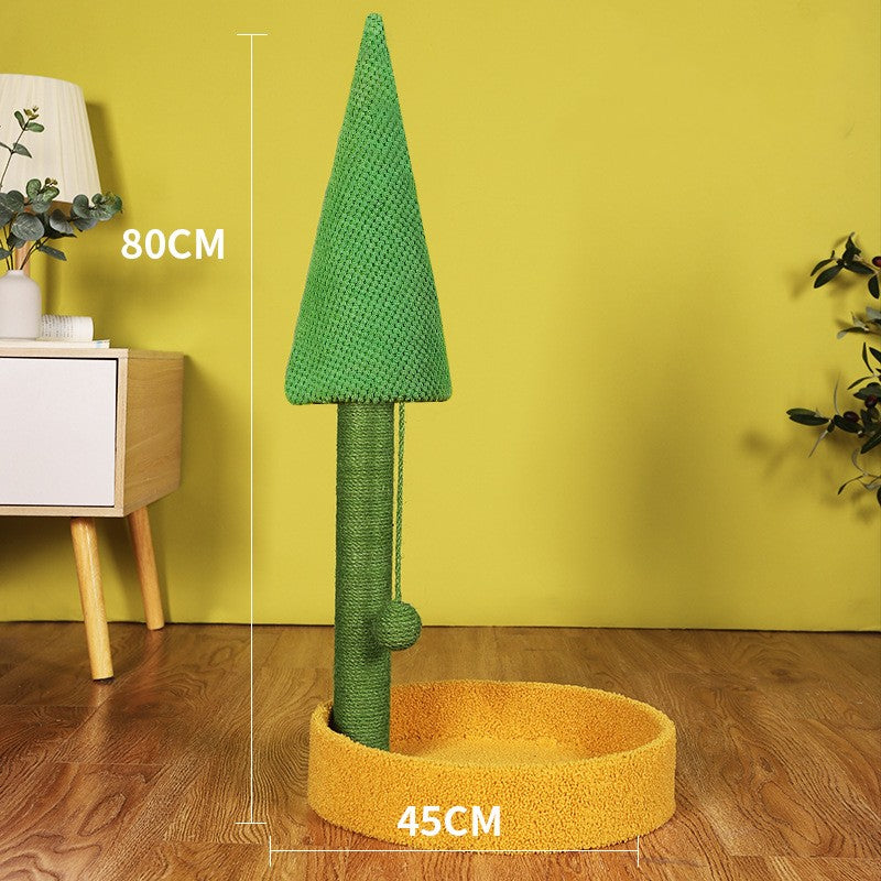 HKM-5705917 Natural Cotton Rope Cat Climbing Frame with Durable Sisal Hemp Structure
