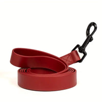 HKM-5706429 Durable Solid Color Plain Weave Pet Leash in Burgundy, Coffee, Pink, Light Purple, Light Green