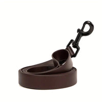 HKM-5706429 Durable Solid Color Plain Weave Pet Leash in Burgundy, Coffee, Pink, Light Purple, Light Green