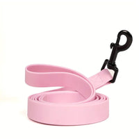 HKM-5706429 Durable Solid Color Plain Weave Pet Leash in Burgundy, Coffee, Pink, Light Purple, Light Green