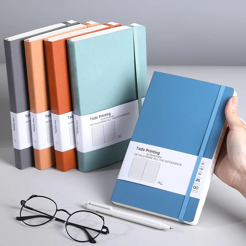 HKM-570643 A5 Hardcover PU Leather Daily Planner Journal Notebook