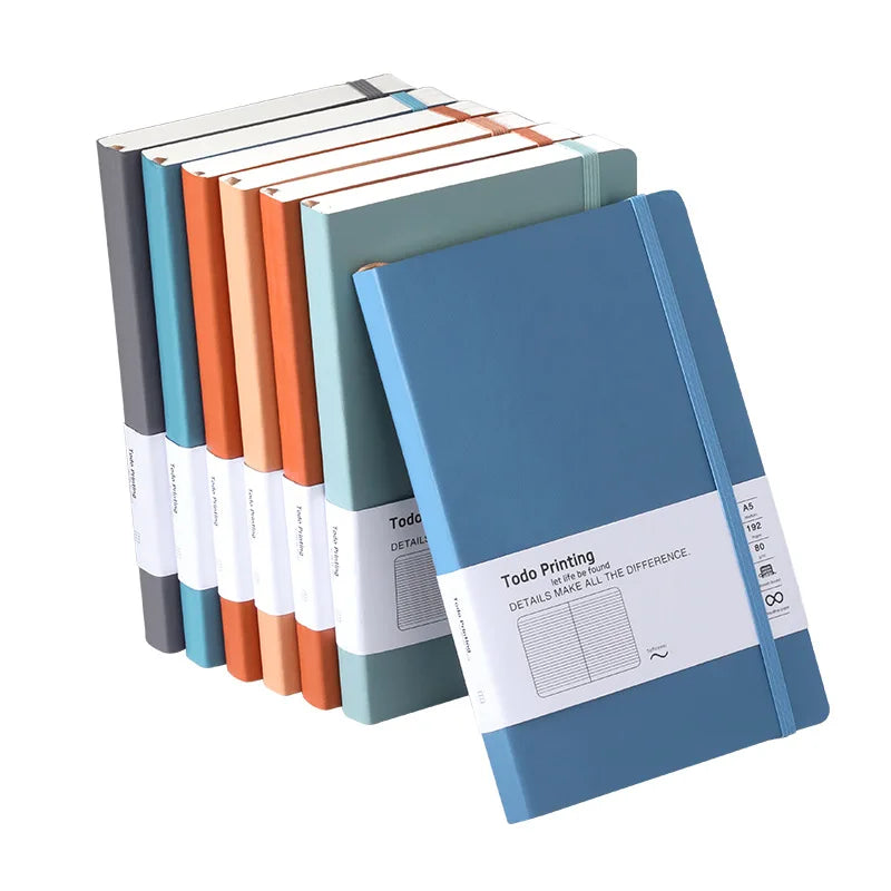 HKM-570643 A5 Hardcover PU Leather Daily Planner Journal Notebook