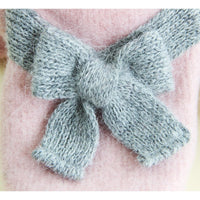 HKM-5706813 Cozy Fleece Dog Clothes for Autumn and Winter in Gray and Lotus Root Pink