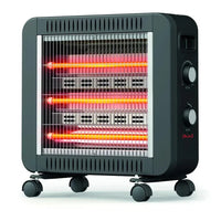 HKM-570707 Freestanding Portable Infrared Ceramic Heater with Carbon Fibre Technology for Home and Patio, Low Energy Silent Operation