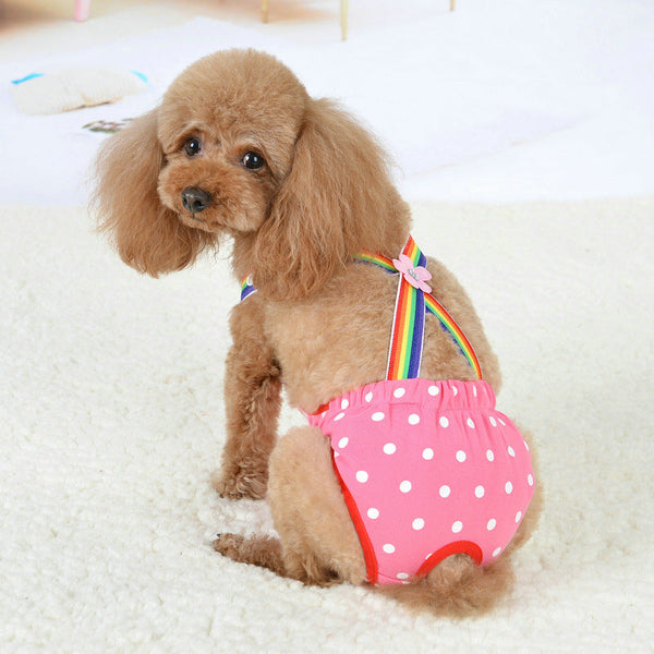 HKM-5707197 Pet-Friendly Cotton Menstrual Panties in Multiple Colors and Sizes