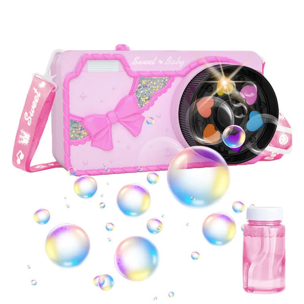 HKM-570771 Musical Bubble Camera Toy Set for Kids - Colorful Automatic Bubble Machine