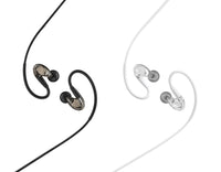 HKM-570835 Wired In-Ear Headphones with Microphone and 3.5mm Jack, Silicone Earplugs and 1.25m TPE Cable in White and Black