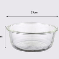 HKM-5708605 Glass Cat Bowl with Iron Rack ¨C Ideal for Cats and Small to Medium Dogs