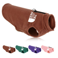 HKM-5708989 Polar Fleece Dog Vest for Warmth - Available in Pink, Brown, Green, and Purple, Sizes S to XXL