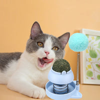 HKM-5709885 Mint Ball Cat Toy for Hairball Relief and Teeth Cleaning, 55mm Size