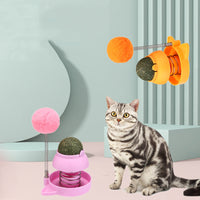 HKM-5709885 Mint Ball Cat Toy for Hairball Relief and Teeth Cleaning, 55mm Size