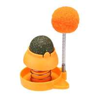 HKM-5709885 Mint Ball Cat Toy for Hairball Relief and Teeth Cleaning, 55mm Size