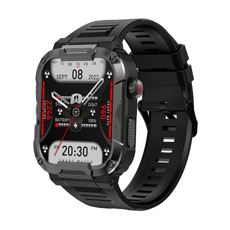 HKM-571027 MK66 Smart Watch with Bluetooth Calling, 400mAh Battery, Waterproof, and Health Monitoring Functions