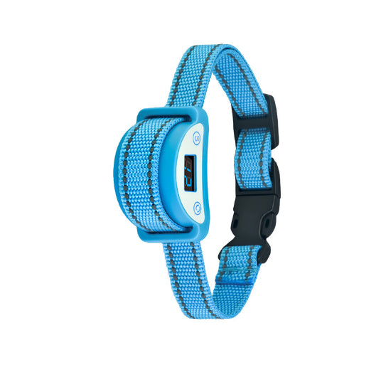 HKM-5710397 Sky Blue Waterproof Anti-Cat Call Bark Stopper Collar with Accessories