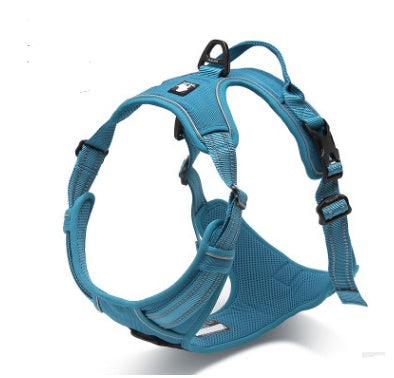 HKM-5711677 Reflective Adjustable Safety Dog Harness for Medium to Large Dogs - Durable Nylon with Ergonomic Design