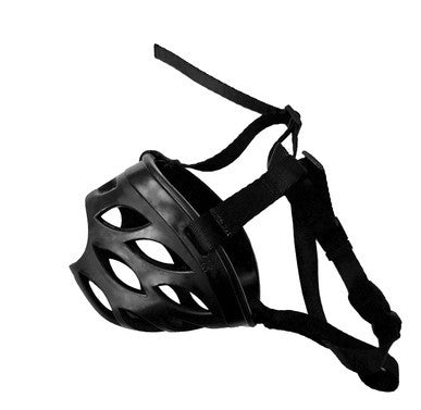 HKM-5712061 Stylish Dog Muzzle for Anti-Biting, Barking, and Anti-Eating - Red and Grey Options