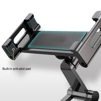 HKM-571219 Aluminum Alloy Adjustable Tablet Stand with Silicone Base for Desktop Use