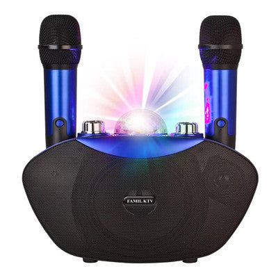 HKM-571219 Dual-Function Karaoke Microphone with USB Power and 32GB Storage Capability in Multiple Colors