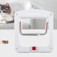 HKM-5712573 Controllable Two-Way Pet Door for Easy Entry and Exit - Solid Color Options Available