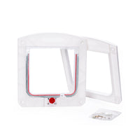 HKM-5712573 Controllable Two-Way Pet Door for Easy Entry and Exit - Solid Color Options Available