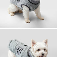 HKM-5712957 Warm Lambswool Vest for Puppies - Autumn and Winter Cozy Clothing in Sizes S to 2XL