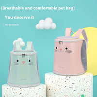 HKM-5714621 Foldable Large Capacity Cat and Dog Bag with Contrast Color Design