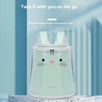 HKM-5714621 Foldable Large Capacity Cat and Dog Bag with Contrast Color Design